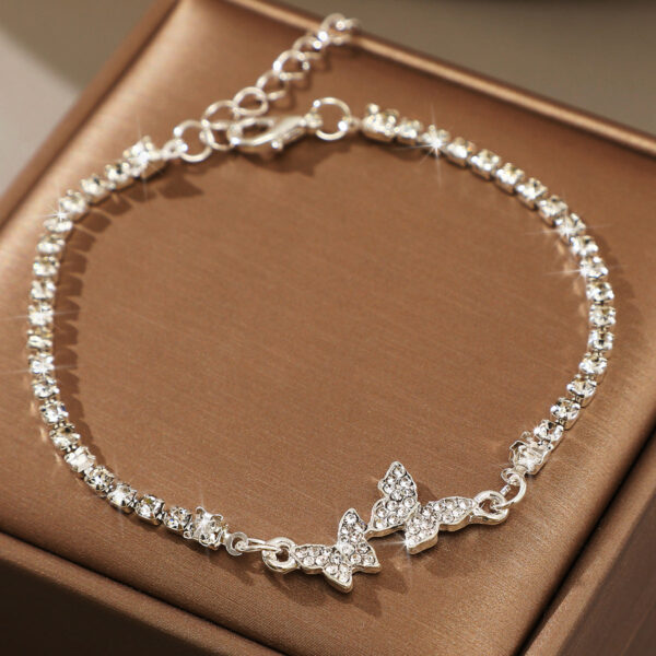 O1CN01UzYYTh29BKsZTuYlG__1007608029-0-cib Wholesale Alloy Diamond Butterfly Bracelets
