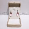 Wholesale crystal glass water drop fashion net red earrings