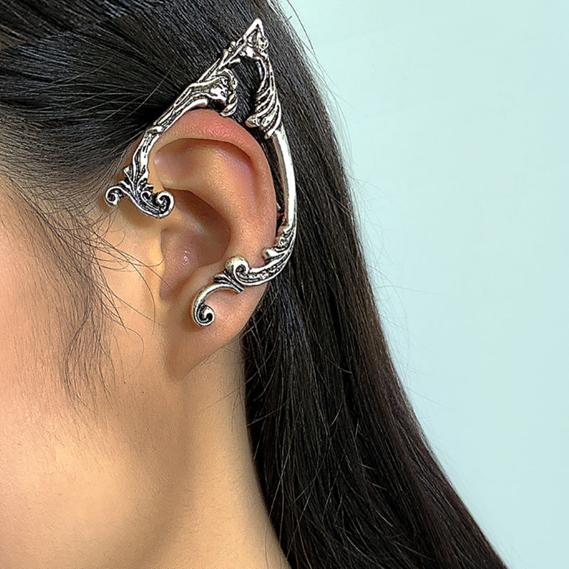 Wholesale Vintage Goth Theme Elf Alloy Earrings