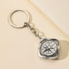 Wholesale of New Alloy Rotating Compass Keychains