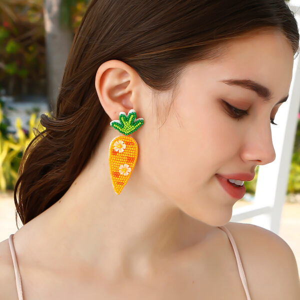 O1CN01V7h9eP1rUQG42Imks_997085634-0-cib Wholesale Easter Beads Carrot Earrings