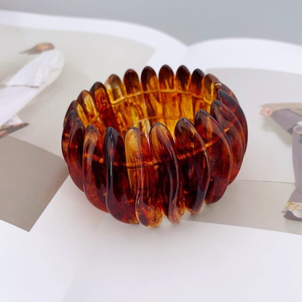 Wholesale Fashion Mixed Color Acrylic Resin Bracelet