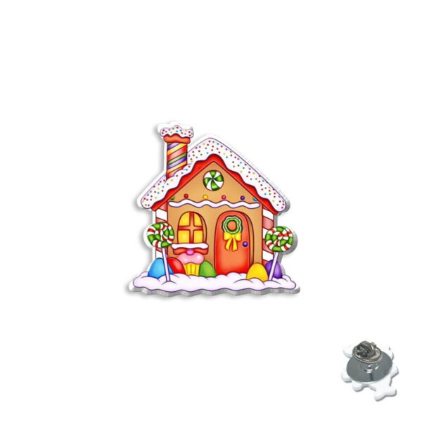 O1CN01V8cnbd23GTeNnvW2N_2207689617228-0-cib Wholesale Cartoon Christmas Series Brooches Christmas House Badges