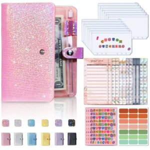 A6 / Soft surface-gypsophila-pink (skin 1 + zipper bag 12 + gold foil budget card 12 + sequin English 3+21 labels 1)