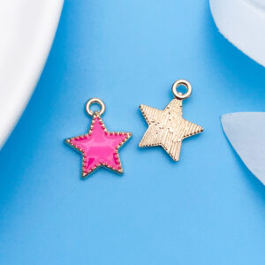 1 drip rose red star 13x15mm-17572-0.6g