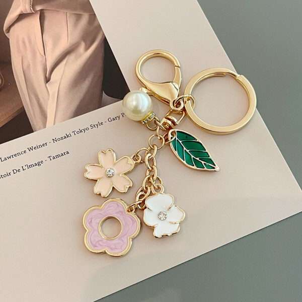 Wholesale Sakura Zinc Alloy Keychains