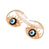 Wholesale Devil Eyes Vintage Oil Drips Metal Earrings