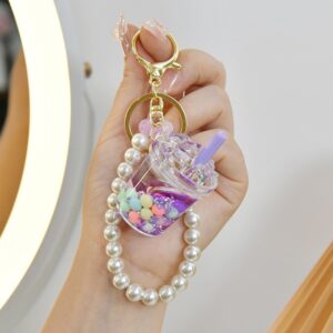 Chain style [purple] / Light gold buckle + iceberg + bell