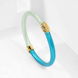 Lake Blue + light green