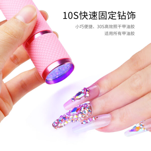 Wholesale Manicure Supplies LED Mini Torch Light Quick Dry Phototherapy Lamp