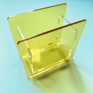 Yellow pen holder