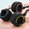 Wholesale PVC Soft Rubber Tire Keychains