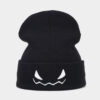 Wholesale Halloween Pumpkin Little Devil Embroidery Knitted Beanie