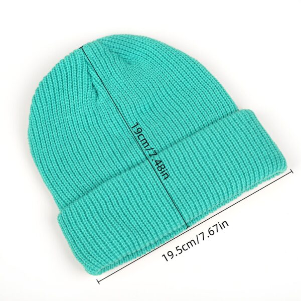 O1CN01VOwLos2HUaXYDOxib_2216821179154-0-cib Wholesale Round Top Solid Color Knitted Melon Pea Hat