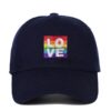 O1CN01VPYZzq1IIxnRfggYm__4254640871-0-cib Wholesale LOVE Letters Embroidered Cotton Plain Black Baseball Hat