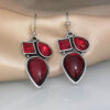 O1CN01VQKZR4294v8zHrxX6_3175378015-0-cib Wholesale wine red candy crystal gemstone alloy Earrings