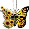 Wholesale Butterfly Acrylic Keychain Accessories