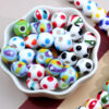 Wholesale Colorful Polka Dot Ceramic Handpainted String Beads