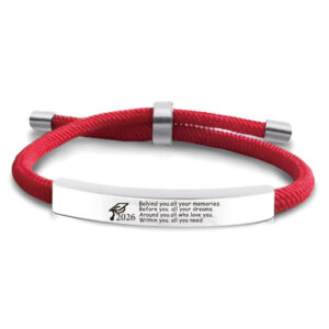 SLX032 red rope bracelet