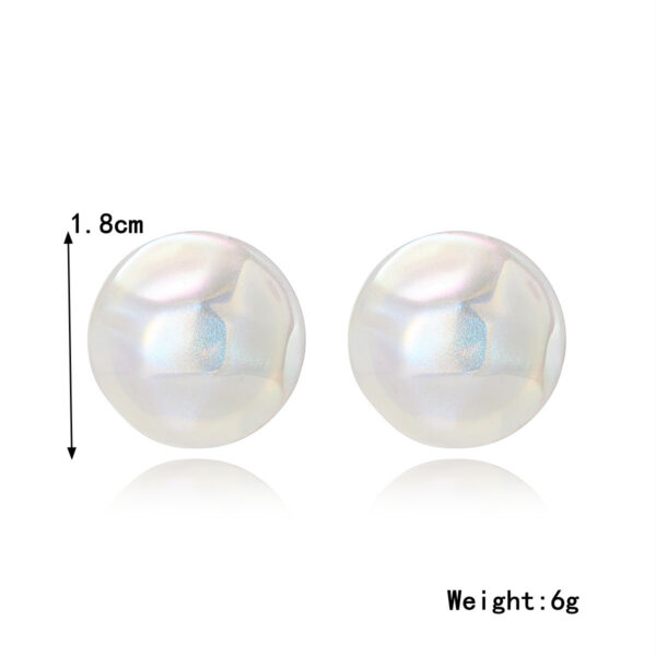 O1CN01VUWK8C1VD5gIgikTB_2466522618-0-cib Wholesale Mermaid Heart Pearl Alloy Ear Studs
