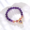 Wholesale of Heart of the Sea Amethyst Beaded Bracelet