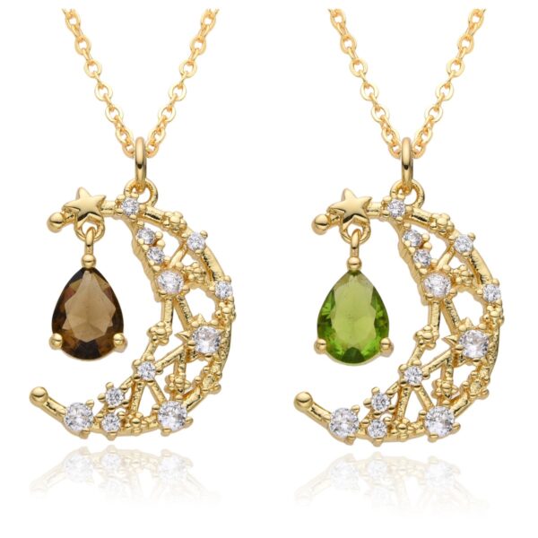 O1CN01VVyx5c25dxAzKwYaH_2212612967550-0-cib Wholesale Moon Micropaved Zirconia Necklace