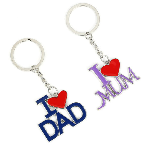 O1CN01VWGflN1eqmVeUSiyl_2531043923-0-cib Wholesale Mother's Day Father's Day Alloy Keychains