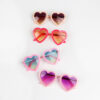 Wholesale Heart Colorful Gradient Kids Sunglasses AC