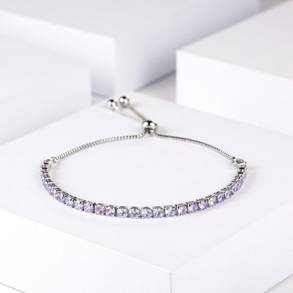 O1CN01VYNgUu1OSTluDvN1H_2211194421704-0-cib Wholesale Diamond Colored Zircon Single Row Tennis Bracelet