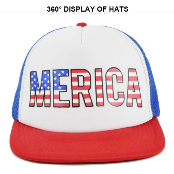O1CN01VYWJ8l1YUtwvjBXFf_3361583063-0-cib-1 Wholesale Polyester Independence Day Trucker Hat