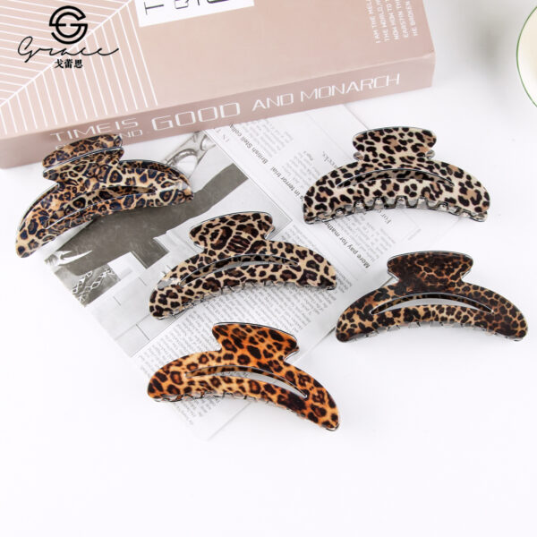 Wholesale Vintage Leopard Print Hair Clips