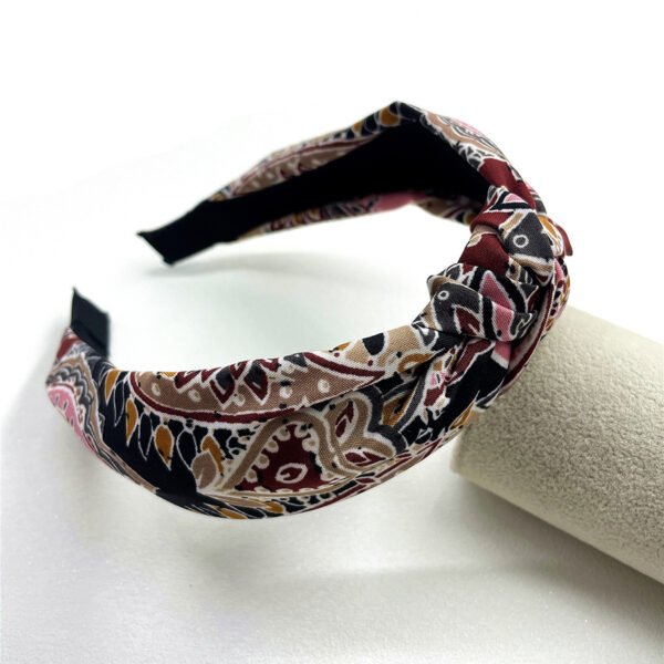O1CN01Vb2pv51TgHm7rbXdW_2208032472411-0-cib Wholesale Fabric Cashew Flower Knotted Wide Brimmed Ethnic Style HeadBands
