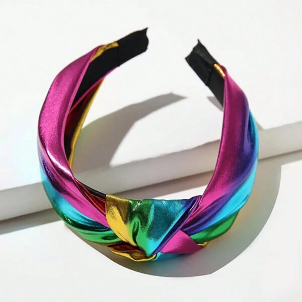 Wholesale PU Leather Middle Knotted Headband