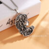 Wholesale Retro Punk Snake Medusa Stainless Steel Necklace