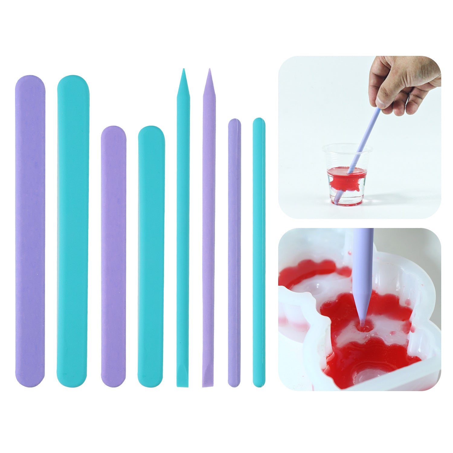Wholesale DIY ip Mold Silicone Stirring Rod