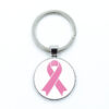 O1CN01VfgzNO1nHow8d9z4k_2216302925065-0-cib Wholesale Care Breast Cancer Vermicelli with Zinc Alloy Key Chain