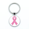 O1CN01VfgzNO1nHow8d9z4k__2216302925065-0-cib Wholesale Care Breast Cancer Vermicelli with Zinc Alloy Key Chain