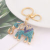 Wholesale Elephant Diamond Zinc Alloy Keychains