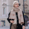 Wholesale Love Printed Mid-length Warm Autumn and Winter Scarf