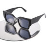 Wholesale Vintage Square Gradient Sunglasses AC