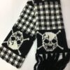 Wholesale Knitted Jacquard Ghost Head Skull Scarves