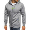 Wholesale Outdoor Casual Hoodie Plus Velvet Autumn Men's Jacket Sweatshirt