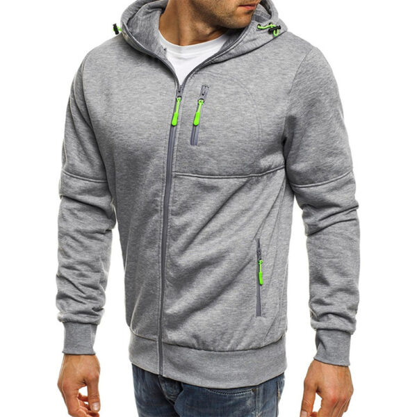 Wholesale Outdoor Casual Hoodie Plus Velvet Autumn Men's Jacket Sweatshirt