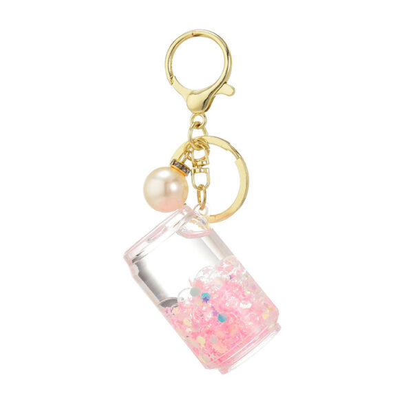 O1CN01VjQZph1JM00rdet4E_2200601031013-0-cib Wholesale Acrylic Quicksand Floating Bottle Cans Creative Key Chain