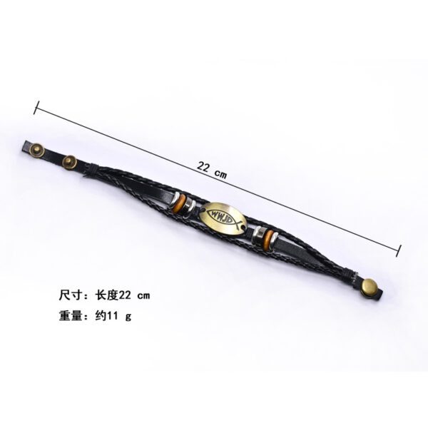 O1CN01VkIWKl1W5ag5cet3c_6000000002737-0-cib Wholesale Zinc Alloy Genuine Leather Multi-layer Snap Button Beaded Bracelet