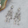 Wholesale Halloween Skeleton Body Alloy Earrings
