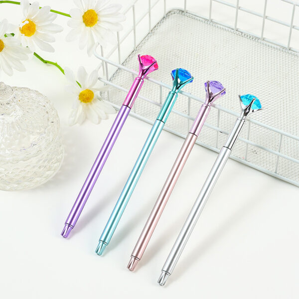 Wholesale Large Diamond Plastic Ballpoint Pen