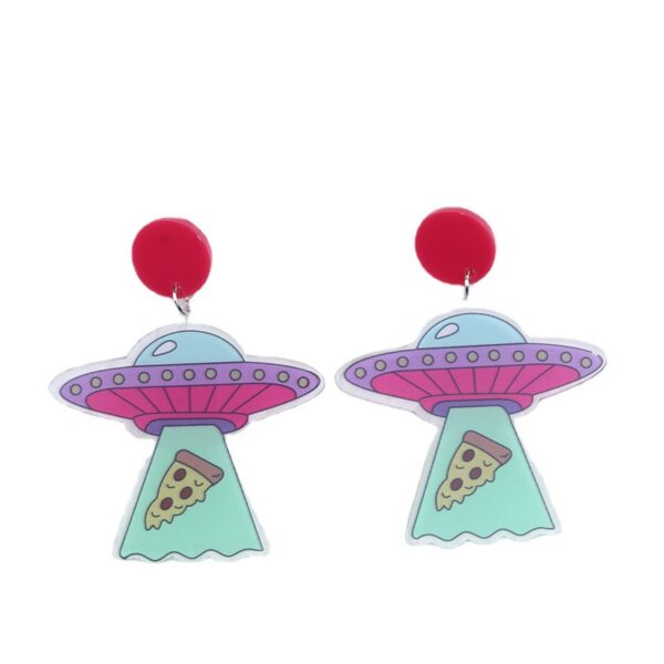 O1CN01VncFl51Bs2pru3cq9_0-0-cib Wholesale Alien Spaceship Print Earrings
