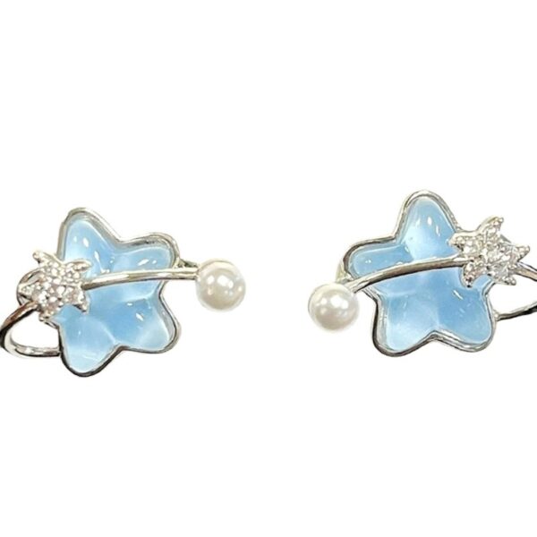 Wholesale Star Pearl  Alloy Earrings