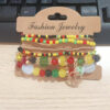 Wholesale Cute Pendant Multilayer Beaded Bracelet